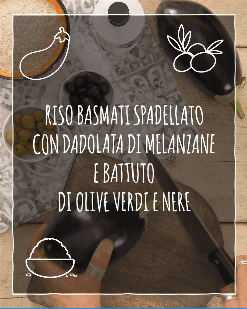Nichel Free: riso basmati con melanzane e olive