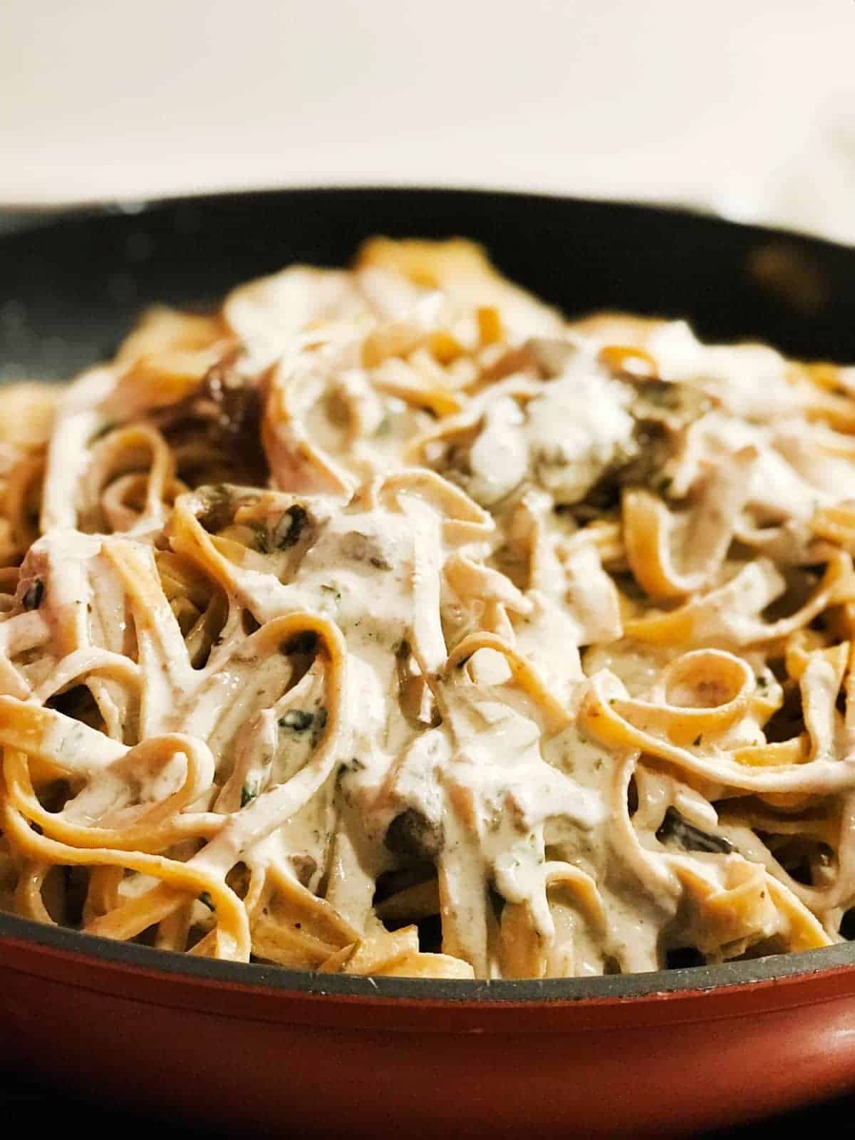 Tagliatelle con i funghi