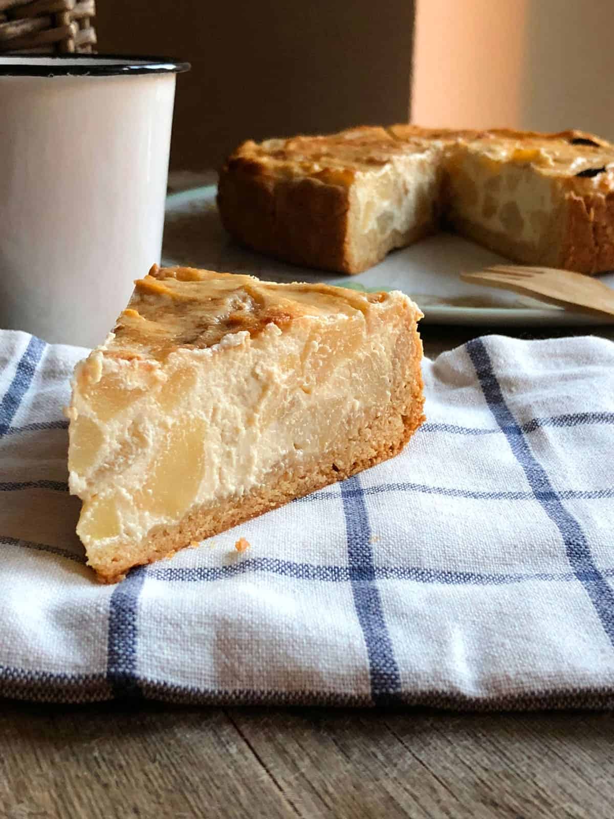 Torta ricotta pere