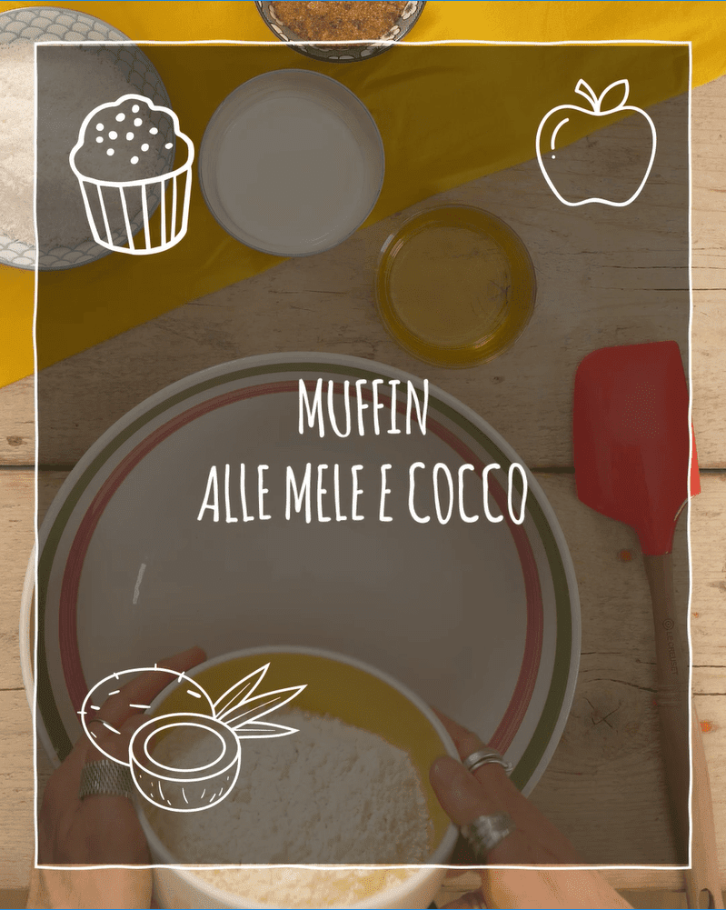 Nichel Free: Muffin alle mele e cocco