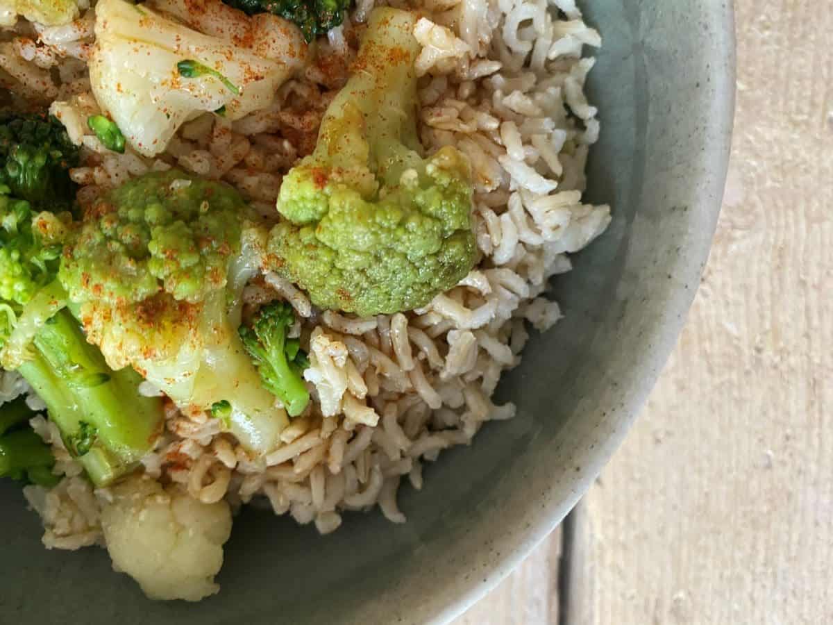 Riso basmati e broccoli